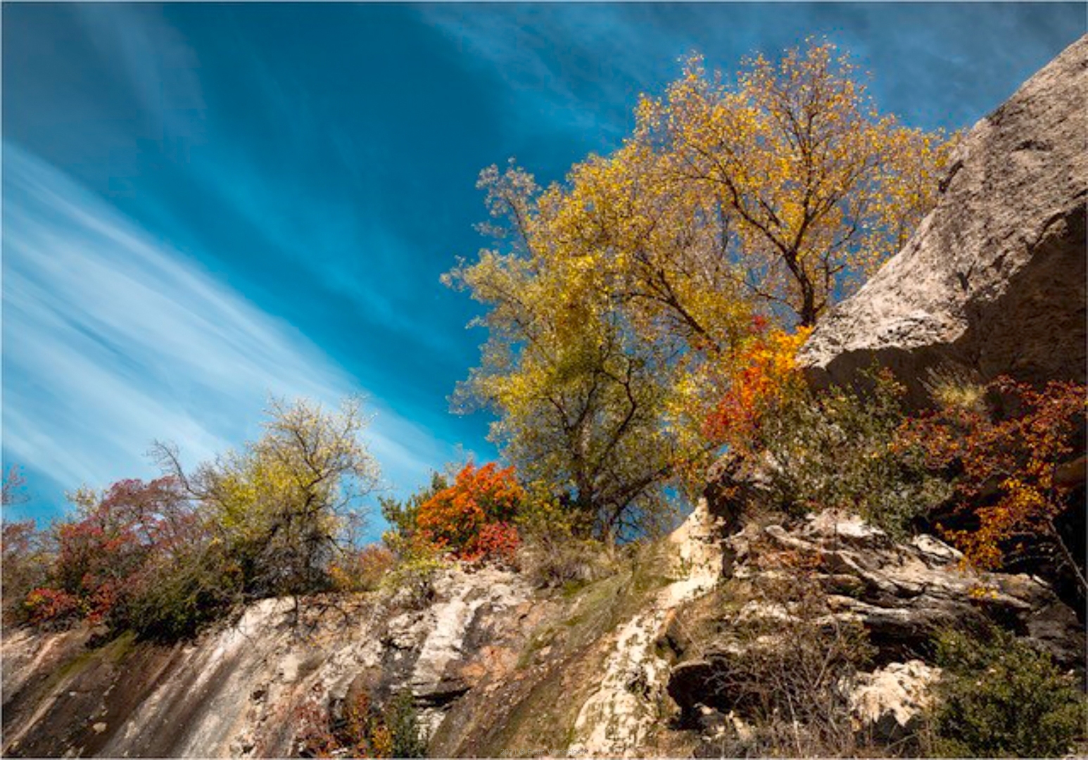 Herfst aan de Meouge © Jan Baccaert